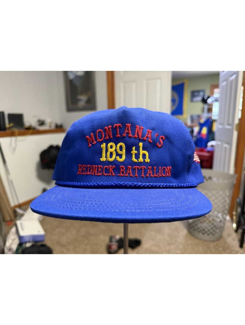 Montana’s 189th Redneck Battalion Hat  Strapback / Rope